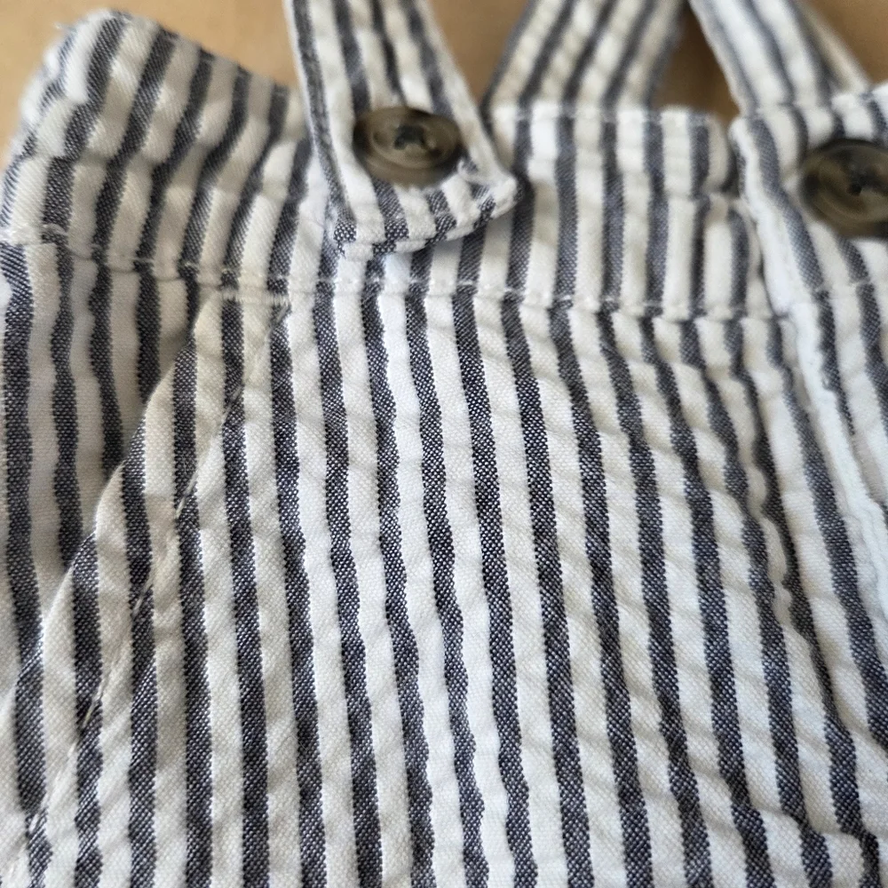 Gymboree Dressed Up Baby Boys Overall Seersucker Shorts